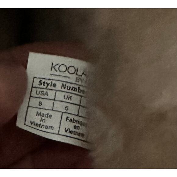 Koolaburra by UGG Andrah Tall Chestnut Boot with Lace Up Back Feature - Picture 7 of 7